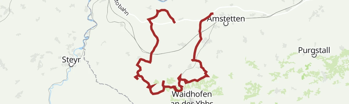 Route map: Panoramatour an der Moststraße